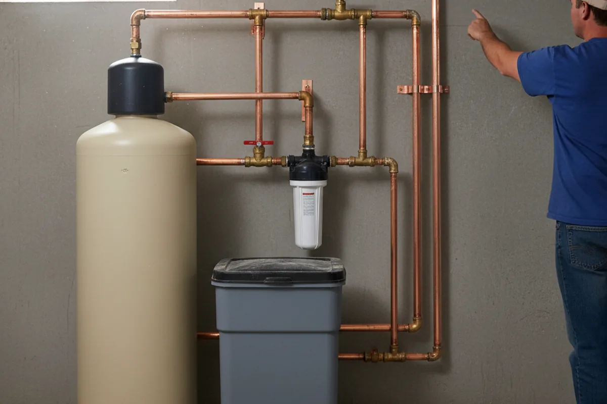 Whole-house water treatment system installed in Essex